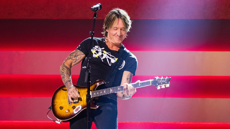Keith Urban performing CMA Awards 2025
