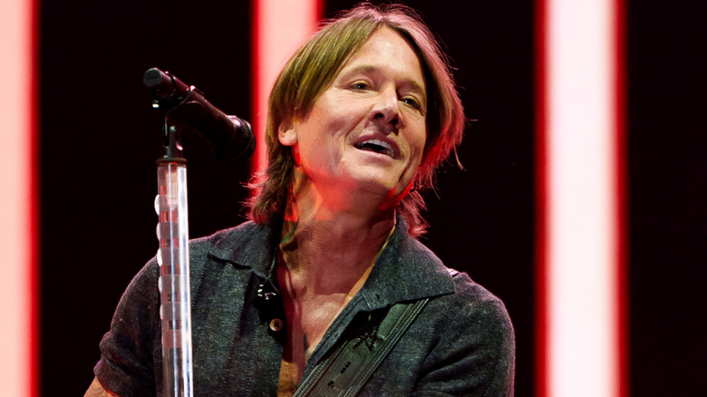 Keith Urban on stage in July 2026.