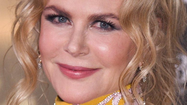 Nicole Kidman smiles on the red carpet