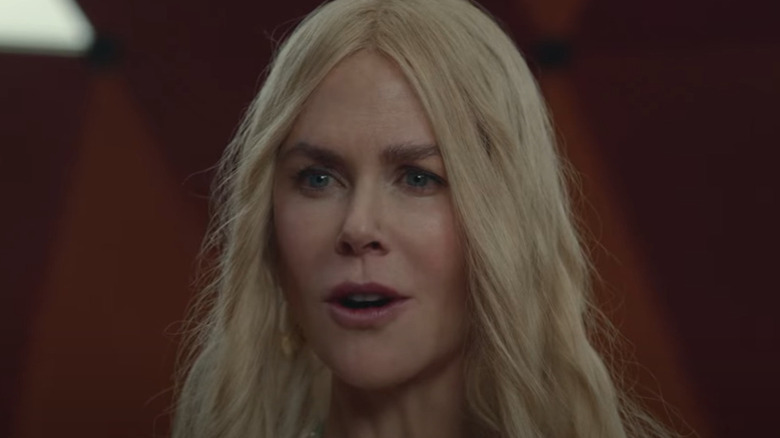 Nicole Kidman speaking in Nine Perfect Strangers