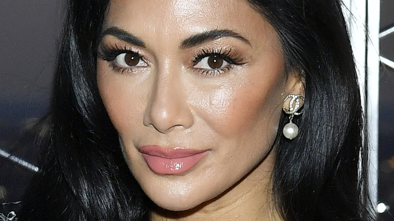 Nicole Scherzinger gazing in front