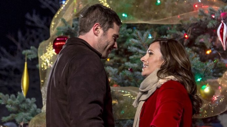 Luke Macfarlane and Nikki DeLoach in Christmas Land