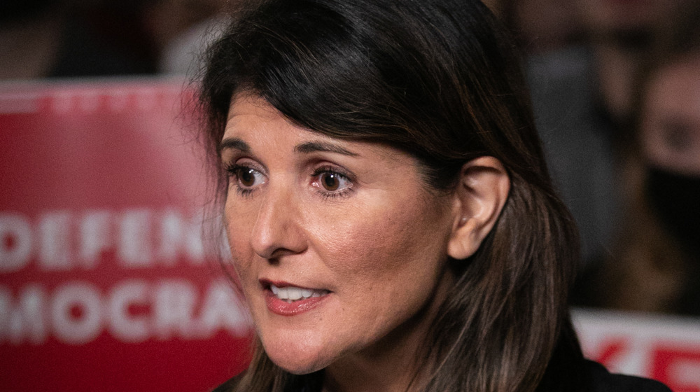 Nikki Haley at a United Nations luncheon 2018
