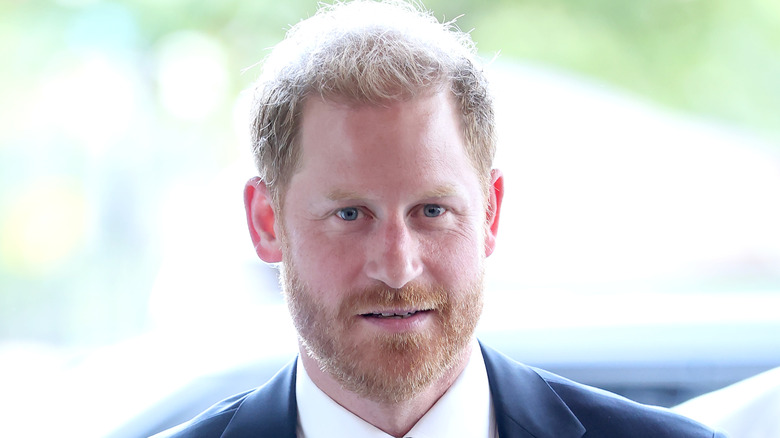 Prince Harry walking