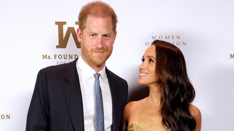 Prince Harry and Meghan Markle on the red carpet
