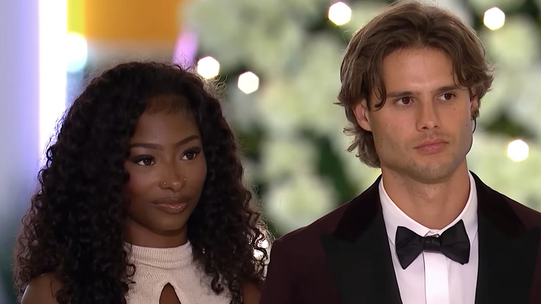 Trinity and Bryce in finale of Love Island USA Season 8