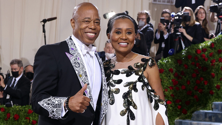 Eric Adams and Tracey Collins attending 