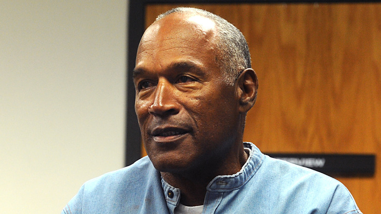 O.J. Simpson blue shirt