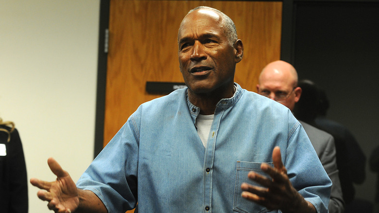 O.J. Simpson shrugging