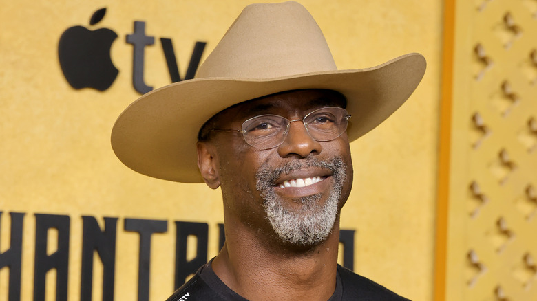 Isaiah Washington, posing at an event