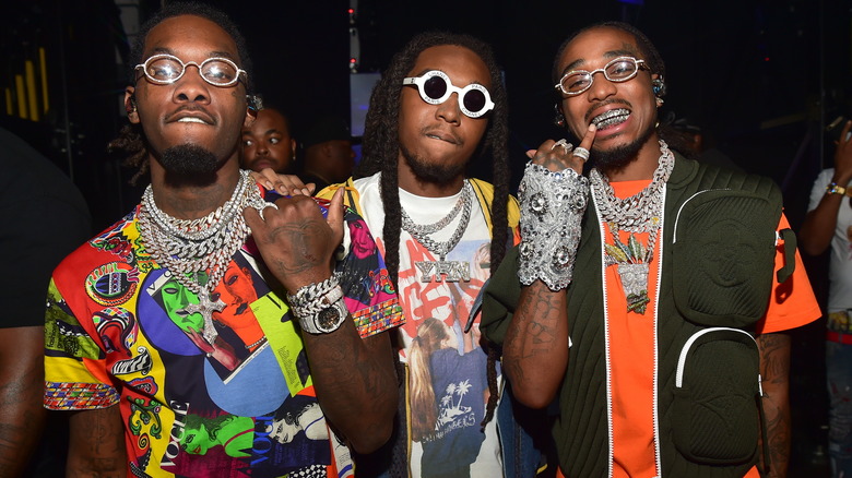 Migos posing together