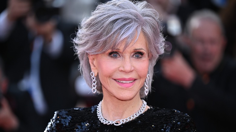 Jane Fonda smiling 