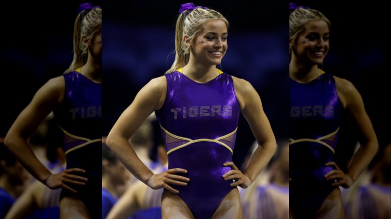 Olivia Dunne in LSU uniform