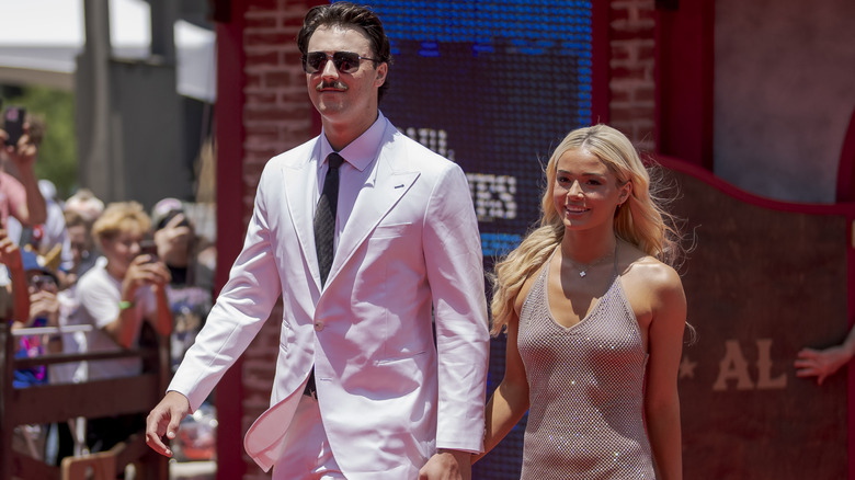 Paul Skenes and Olivia Dunne on the red carpet