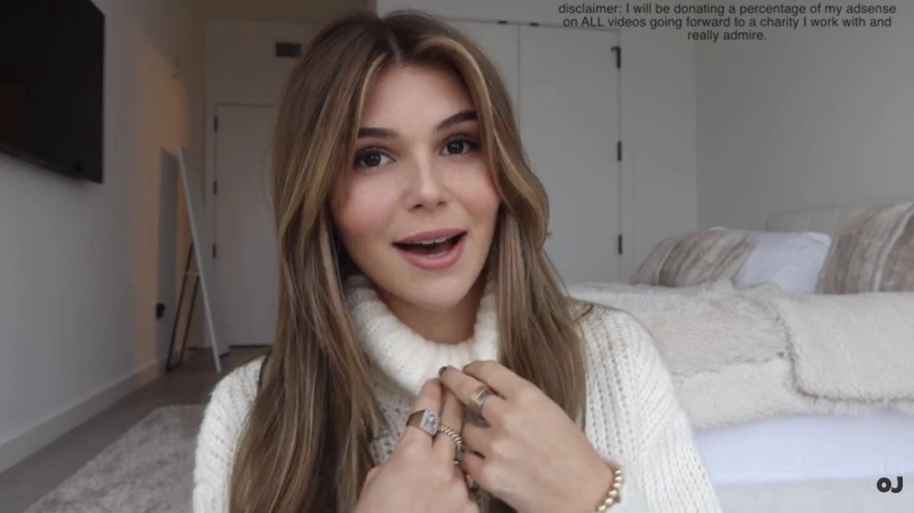 Olivia Jade speaks to the camera