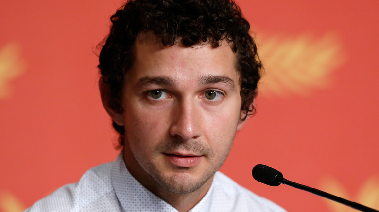 Shia LaBeouf staring