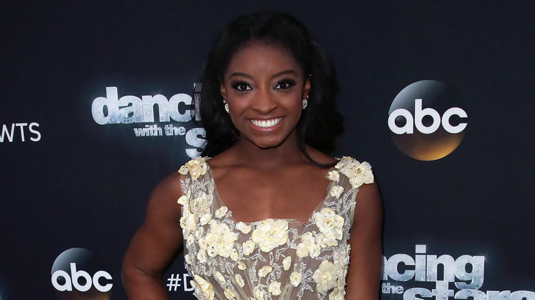 Simone Biles smiling