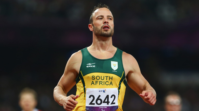 South African sprinter Oscar Pistorius