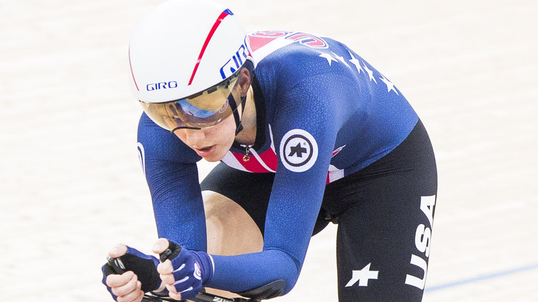 Kelly Catlin competing