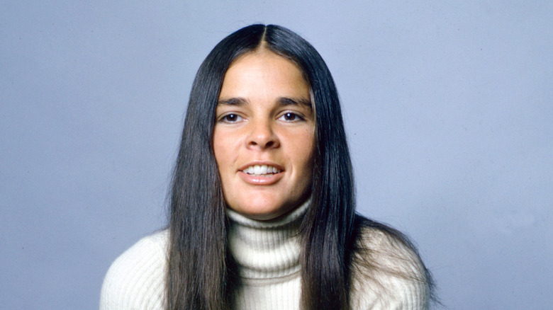 Ali MacGraw in a publicity still for 1970's Love Story