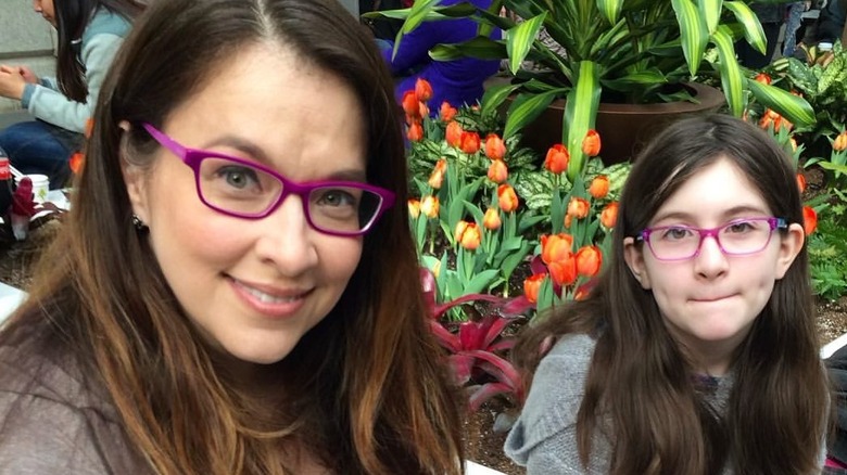Jacque Gonzales with her daughter Theresa