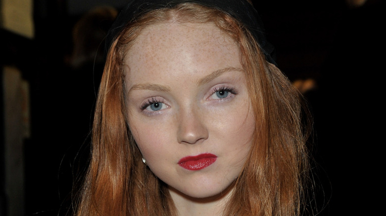Lily Cole attends a film premiere in 2010