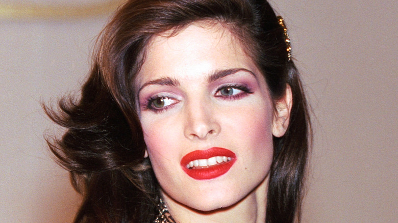 Stephanie Seymour at Paris Fashion Week in 1994