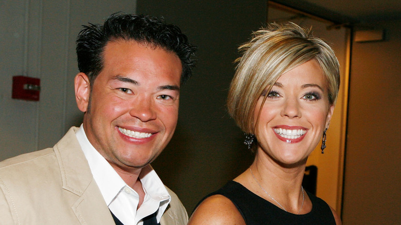 Jon and Kate Gosselin attend the Discovery Upfront in 2009