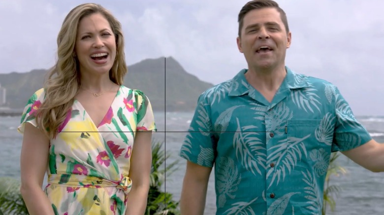 Kavan Smith and Pascale Hutton in "You Had Me At Aloha."