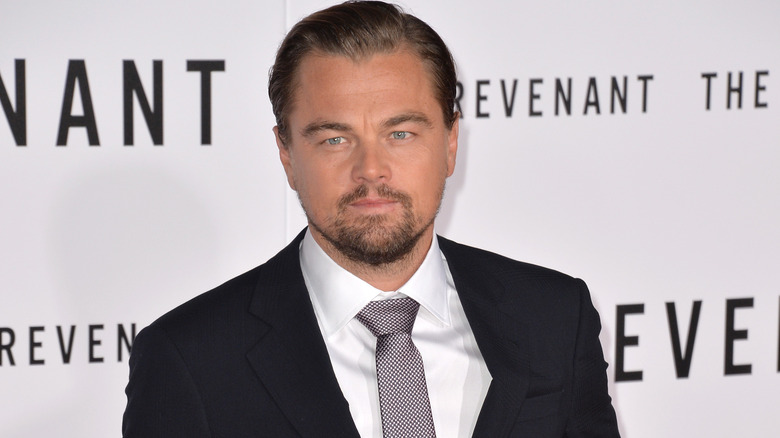 Leonardo DiCaprio posing