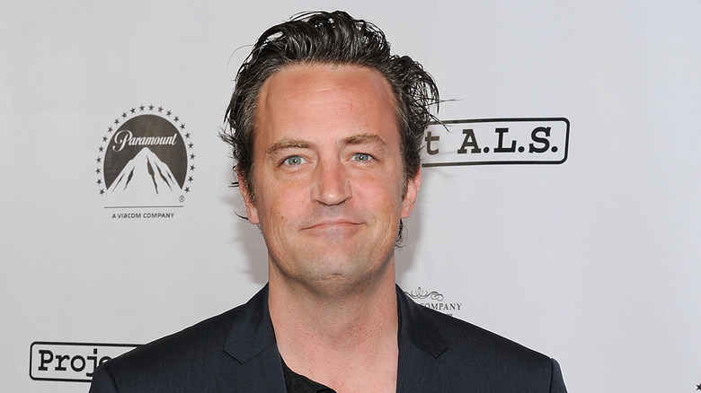 Matthew Perry smiling