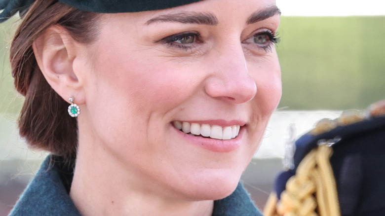 Kate Middleton looking away