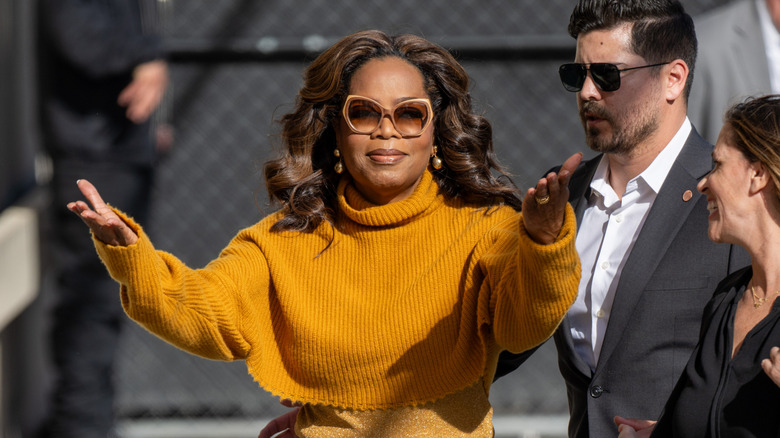 Oprah Winfrey walking