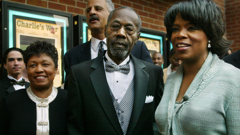 Oprah with Vernon and Barbara Winfrey