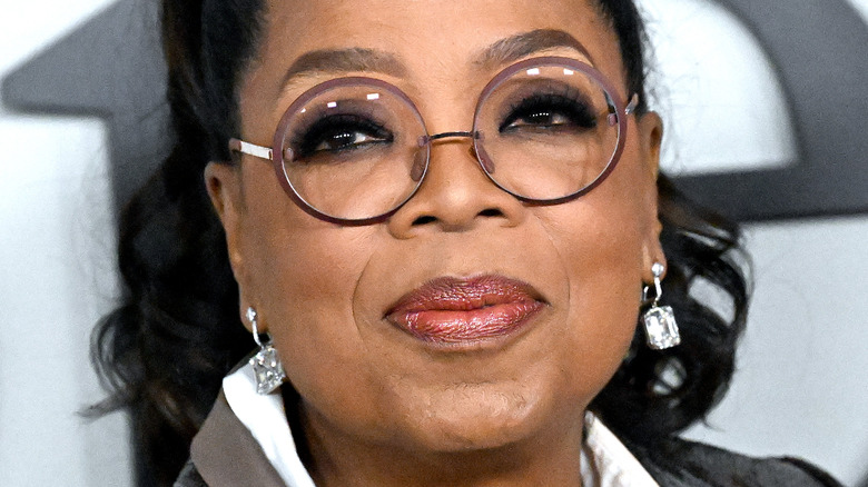 Oprah Winfrey wearing glasses