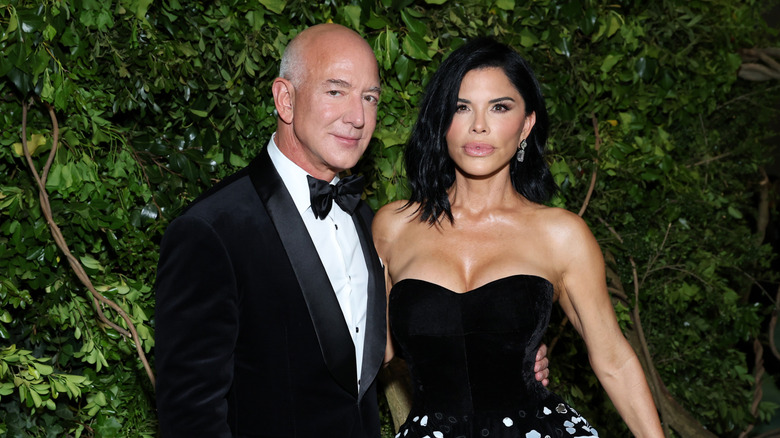 Lauren Sanchez and Jeff Bezos at the Met Gala in 2024