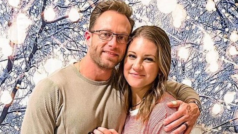 Adam Busby, Danielle Busby hugging