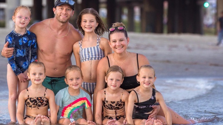 Busby family at the beach