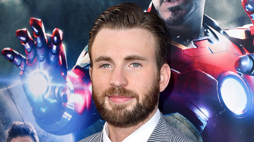 Chris Evans smiling