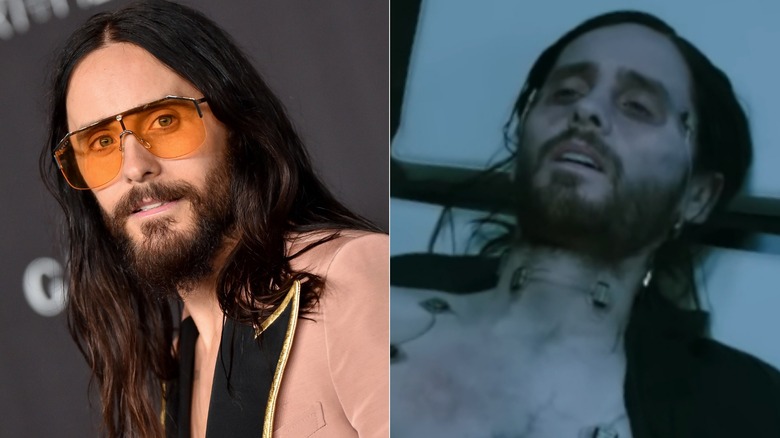 Jared Leto on the red carpet and in 2022's Morbius