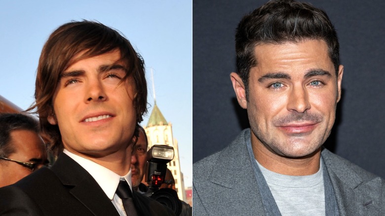 Actor Zac Efron after High School Musical and during his Iron Claw era