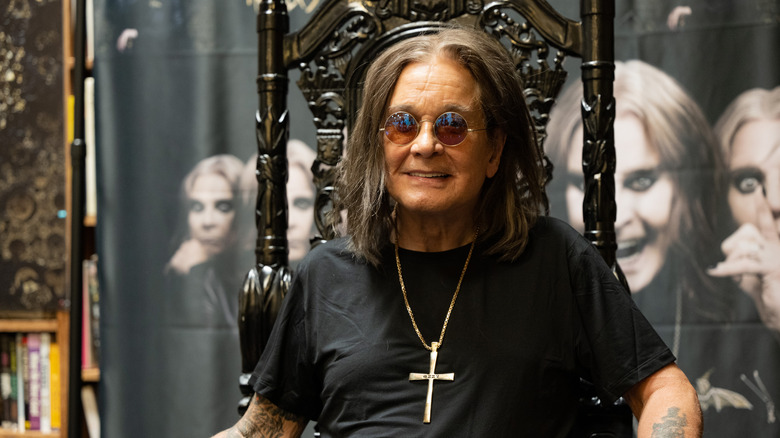 Ozzy Osbourne smiling