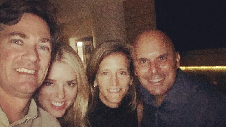 John Wakefield and Pam Bondi pose with friends in October 2017