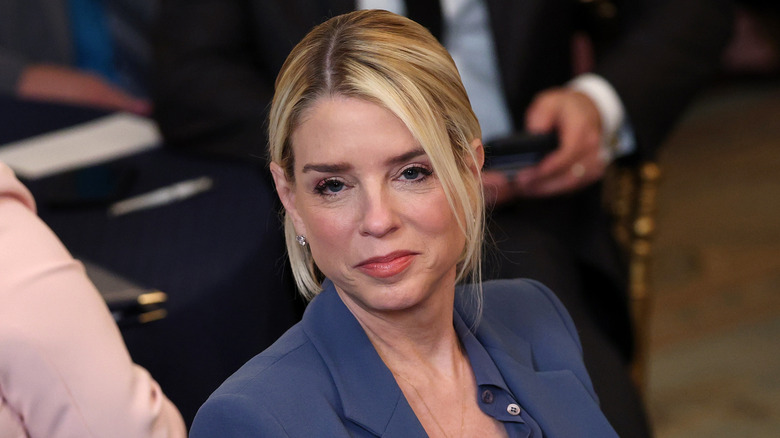 Pam Bondi at a White House working lunch