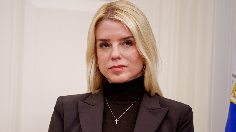 Pam Bondi wearing all black