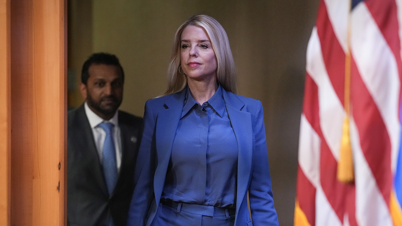 Pam Bondi's Fugly 'Fit For Holiday Party Looks Made From Grandma's Couch