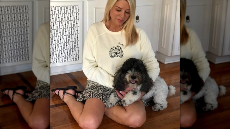 Pam Bondi and her dog