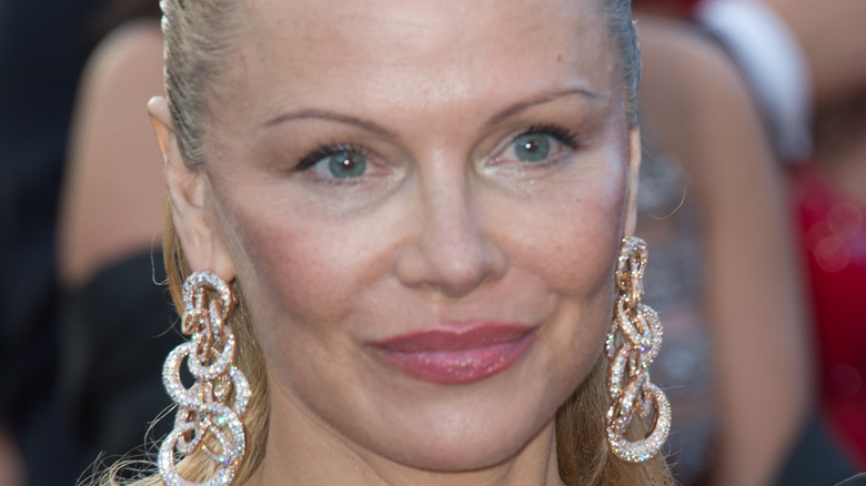 Pamela Anderson on the red carpet