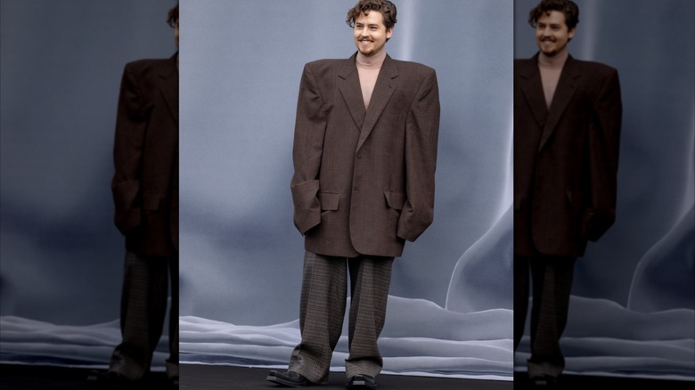 Cole Sprouse oversized jacket