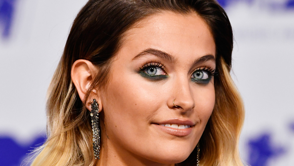 Paris Jackson on the MTV VMAs red carpet